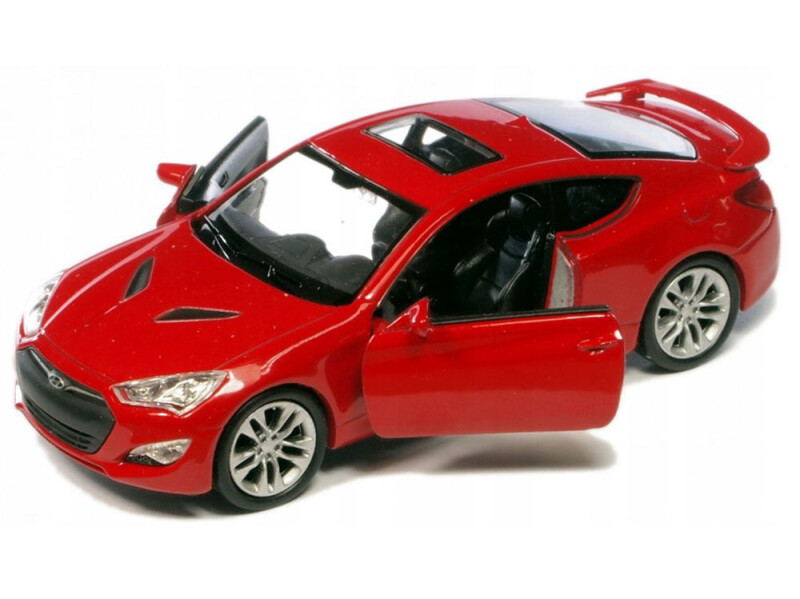 Welly Hyundai Genesis II Coupe 1:34 červený